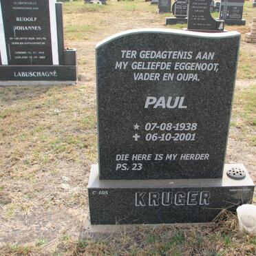KRUGER Paul 1938-2001