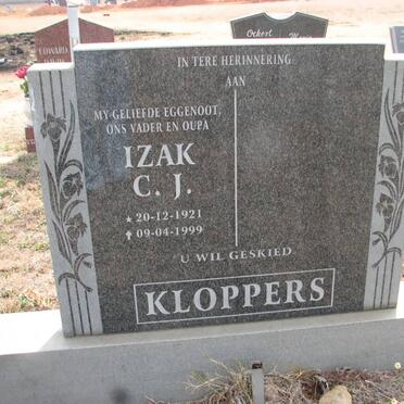 KLOPPERS Izak C.J. 1921-1999