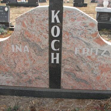 KOCH Fritz 1939-1994 &amp; Ina 1942-