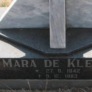KLERK Mara, de 1942-1983