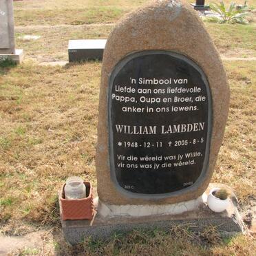 LAMBDEN William 1948-2005