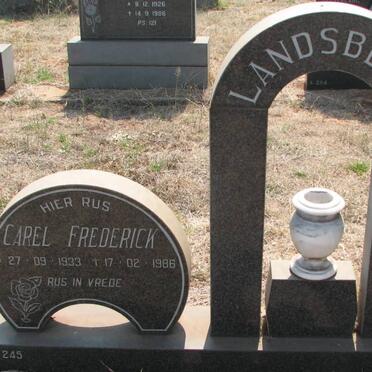 LANDSBERG Carel Frederick 1933-1986