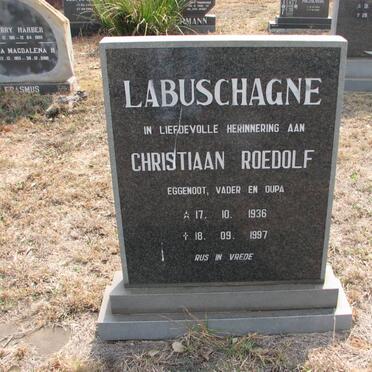 LABUSHAGNE Christiaan Roedolf 1936-1997