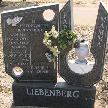 LIEBENBERG Joseph Sandilands 1926-1990