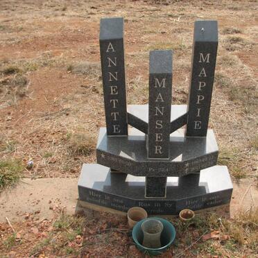 MANSER Mappie 1968-2011 &amp; Annette 1961-