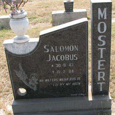 MOSTERT Salomon Jacobus 1943-1984