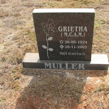 MULLER M.C.A.M. 1924-2002