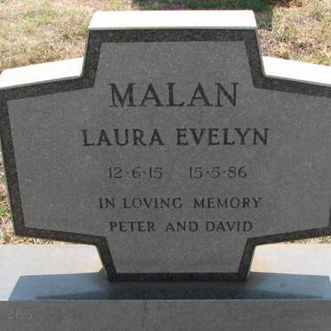 MALAN Laura Evelyn 1915-1986