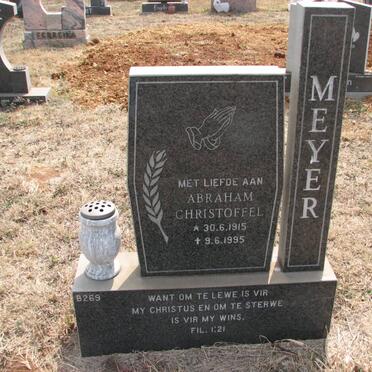 MEYER Abraham Christoffel 1915-1995