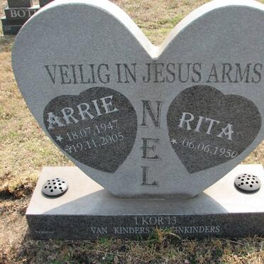 NEL Arrie 1947-2005 &amp; Rita 1950-