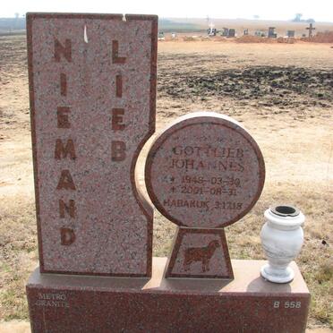 NIEMAND Gottlieb Johannes 1948-2001