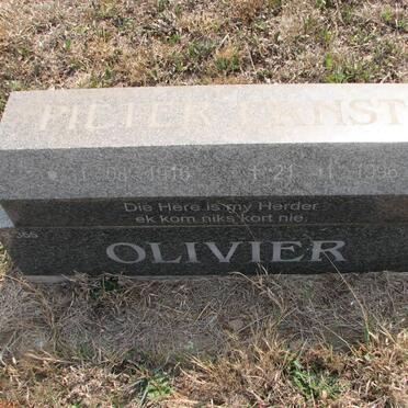 OLIVIER Pieter Ernst 1916-1996