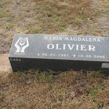 OLIVIER Maria Magdalena 1961-2006