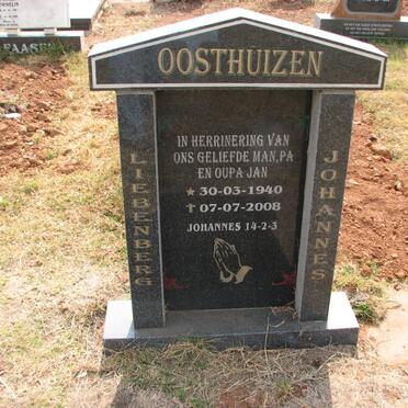 OOSTHUIZEN Liebenberg Johannes 1940-2008