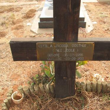 OOSTHUIZEN Cecila Jacoba nee LIDDLE 1955-2011