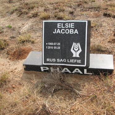 PHAAL Elsie Jacoba 1960-2010