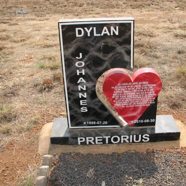 PRETORIUS Dylan Johannes 1998-2010