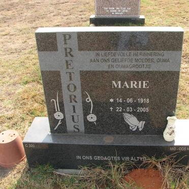PRETORIUS Marie 1918-2005