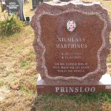 PRINSLOO Nicolaas Marthinus 1954-2007