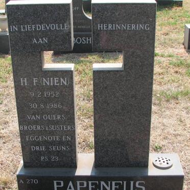 PAPENFUS H.F. 1952-1986