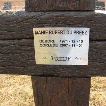 PREEZ Manie Rupert, du 1971-2007
