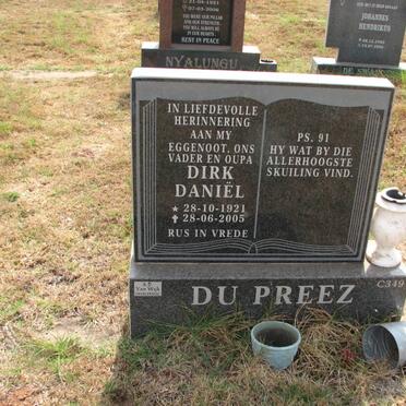 PREEZ Dirk Daniël, du 1921-2005