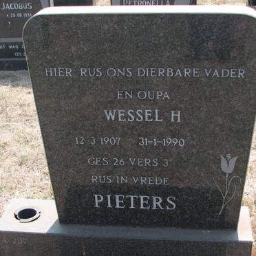 PIETERS Wessel H. 1907-1990