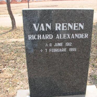 RENEN Richard Alexander, van 1912-1999