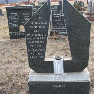 STEYN Pieter Johannes 1916-1996