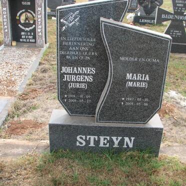 STEYN Johannes Jurgens 1918-2005 &amp; Maria 1947-2005