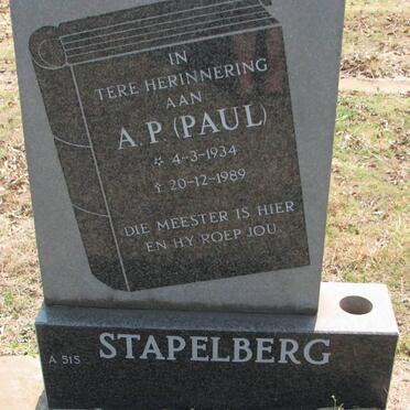 STAPLEBERG A.P. 1934-1989