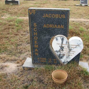 SCHOEMAN Jacobus Adriaan 1956-2006