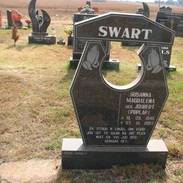SWART Susanna Magdalena nee JOUBERT 1945-2007