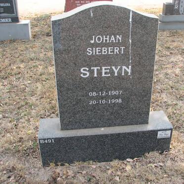 STEYN Johan Siebert 1907-1998