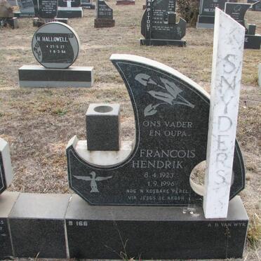 SNYDERS Francois Hendrik 1923-1996