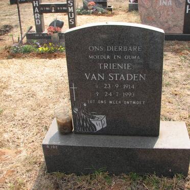 STADEN Trienie, van 1914-1993