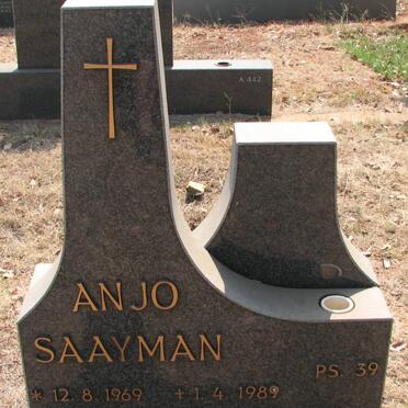 SAAYMAN Anjo 1969-1989