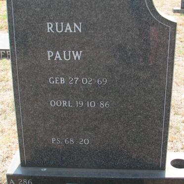 TOIT Ruan Pauw, du 1969-1986