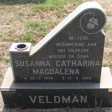 VELDMAN Susanna Catharina Magdalena 1904-1986