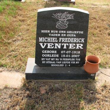 VENTER Michiel Frederick 1918-2007