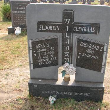 VILJOEN Coenraad F. 1955- &amp; Anna H. 1956-2001