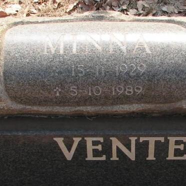 VENTER Minna 1929-1989