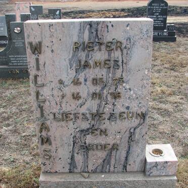 WILLIAMS Pieter James 1975-1998