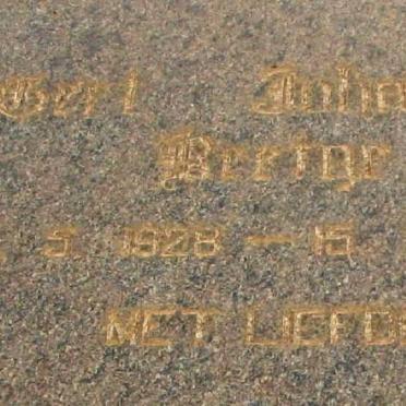 BEETGE Gert Johannes 1928-1985