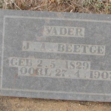 BEETGE J.A. 1829-1907