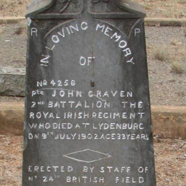 CRAVEN John -1902