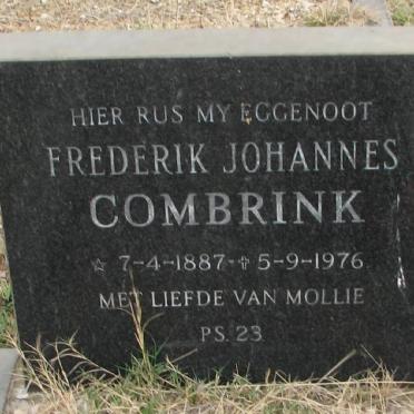 COMBRINK Frederik Johannes 1887-1976