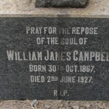 CAMPBELL William James 1867-1927