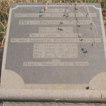 COETSER Paul Johannes 1912-1945