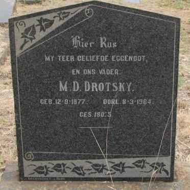 DROTSKY M.D. 1877-1964